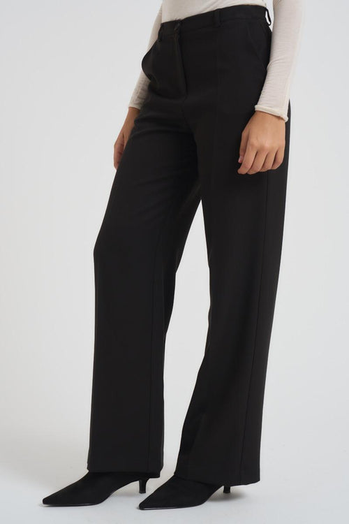 Pantalone donna a palazzo nero - 2