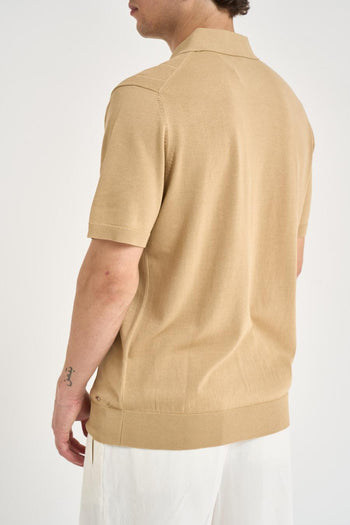 Polo uomo in maglia lavorata corda - 4