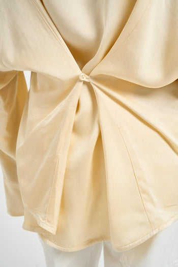 Camicia donna con dettaglio gialla - 4