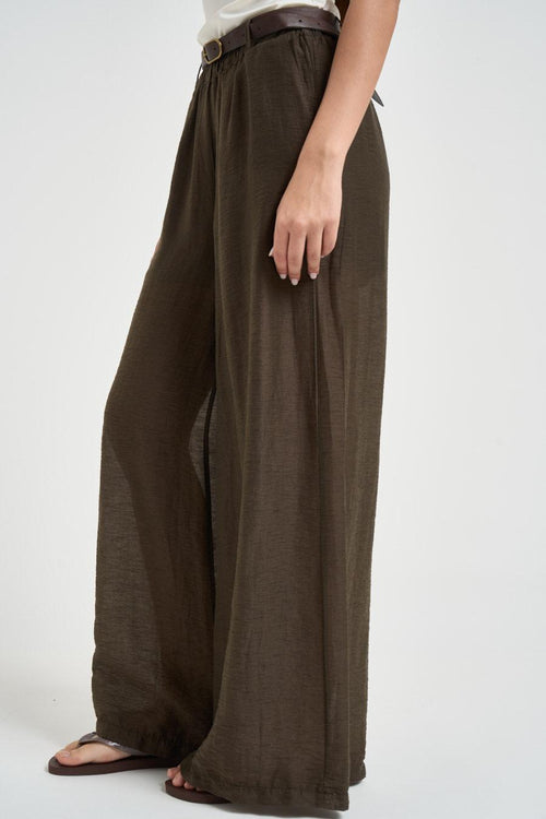 Pantalone donna satinato testa di moro - 2