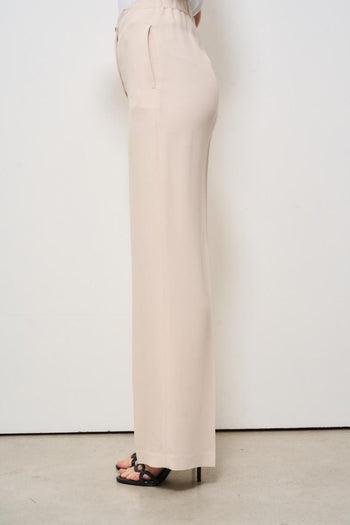 Pantalone donna dritto panna - 3
