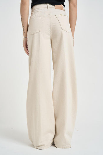 Jeans donna Lexie in denim ecru - 4