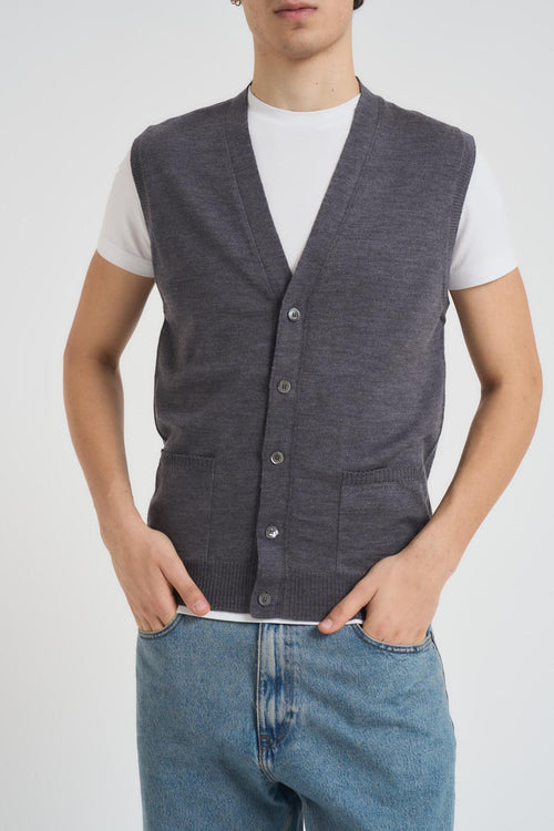 Gilet scollo a V uomo - 1
