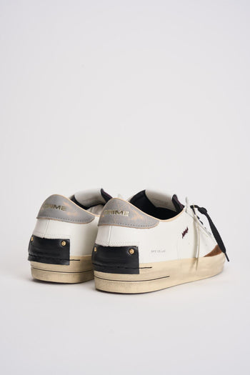 Sneakers uomo Sk 8 bianche e marroni - 8