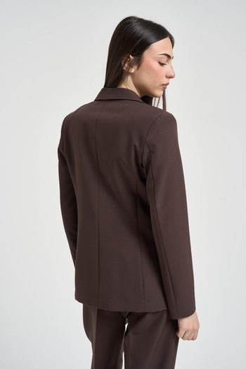 Giacca donna monopetto moro - 3