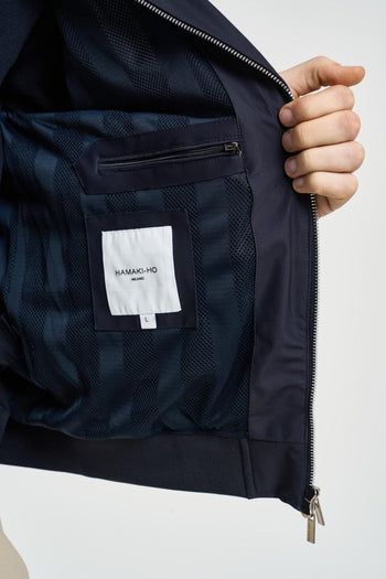 Giubbotto uomo tecnico blu navy - 8