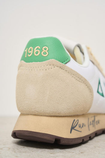 Sneakers uomo bianca e verde - 7