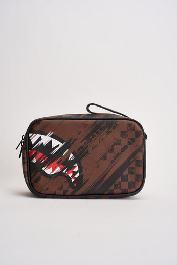 Pochette unisex Smeared Grunge marrone - 5