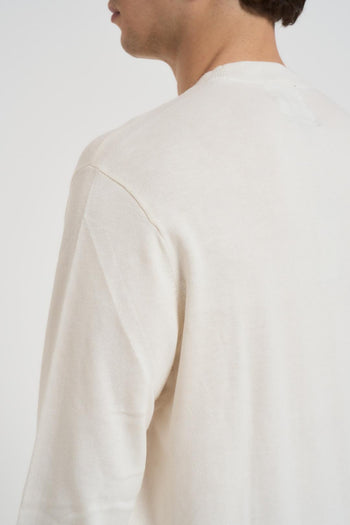 Maglia uomo girocollo burro - 5