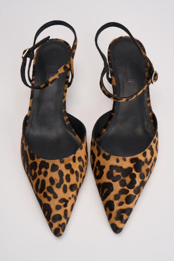 Slingback donna animalier - 7