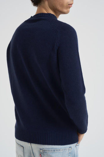 Maglia uomo girocollo blu - 3