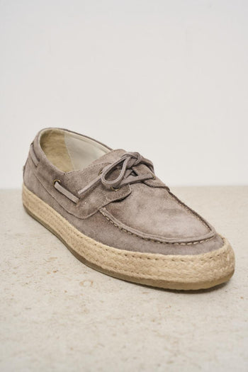 Mocassino uomo 1933 in suede tortora - 3