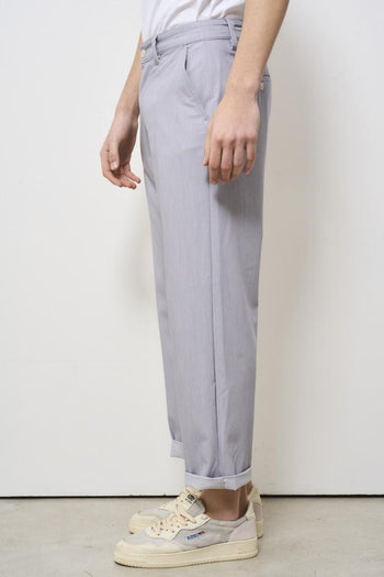 Pantalone uomo dritto grigio - 3