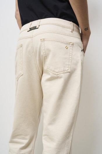 Yellowstone men's jeans in ivory denim - 6