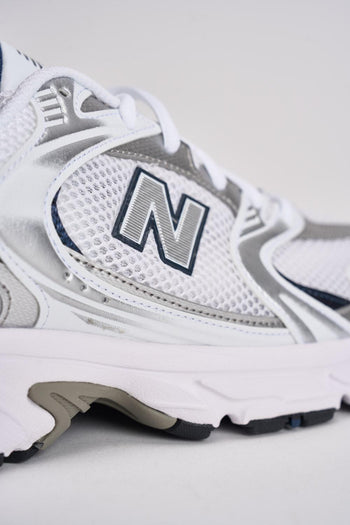 Sneakers uomo 530 bianca e blu - 9