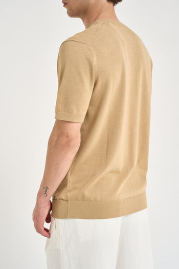 T-shirt uomo in maglia lavorata corda - 3
