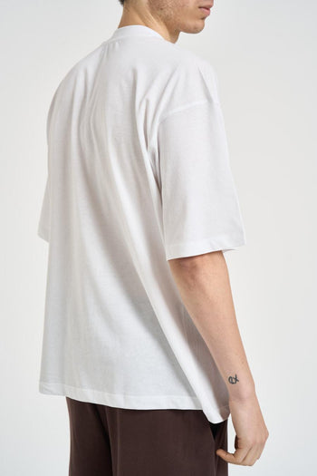 T-shirt uomo girocollo bianca - 3