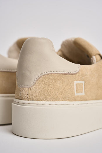 Sneakers uomo Levante in camoscio beige - 7