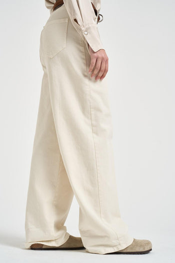 Jeans donna wide leg burro - 3