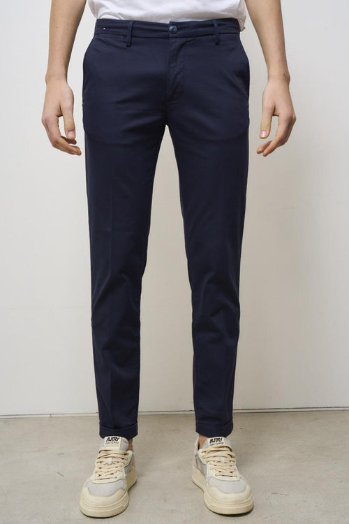 Pantalone uomo chino blu