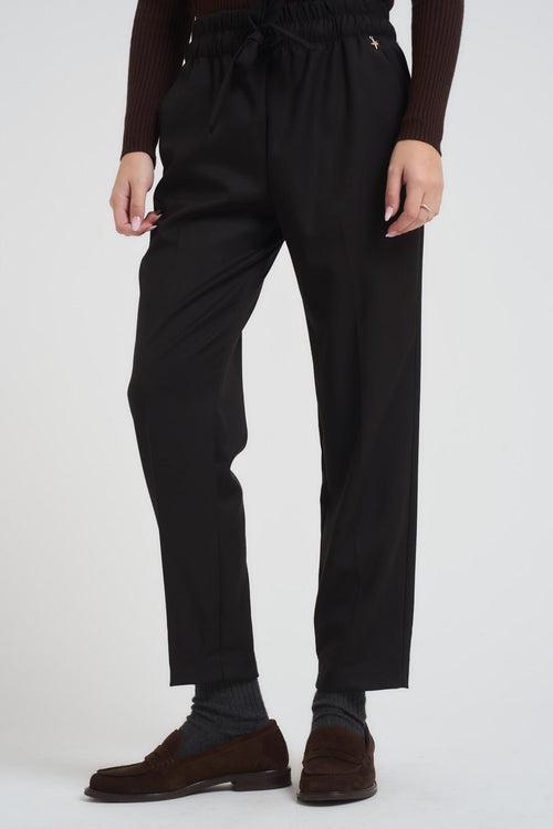 Pantalone donna dritto nero