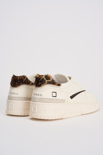 Sneakers donna Torneo bianche e animalier - 6