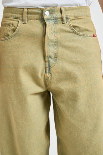 Jeans uomo gamba dritta verde - 6