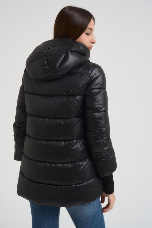 Giubbotto donna trapuntato nero - 2