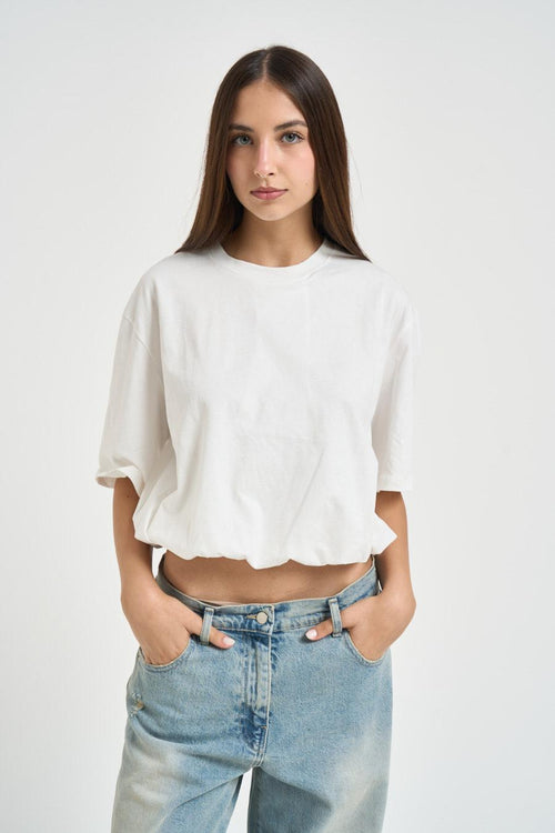 T-shirt donna balloon bianca - 1