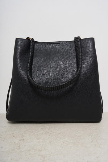 Borsa a mano donna nera - 5