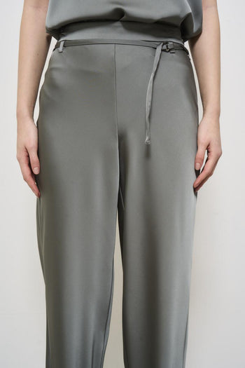 Pantalone donna a palazzo grigio - 8