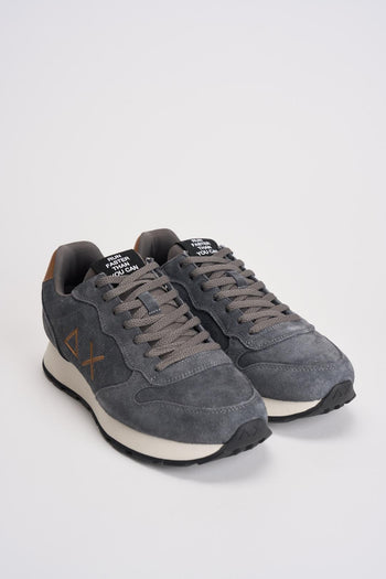 Sneakers uomo in suede grigie - 3