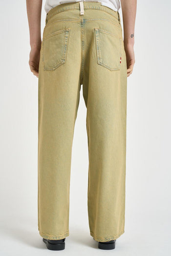 Jeans uomo gamba dritta verde - 4