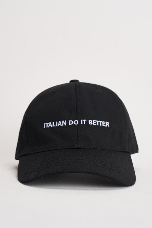 Cappello uomo stampa nero