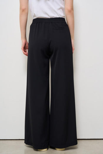 Pantalone donna a palazzo nero - 3