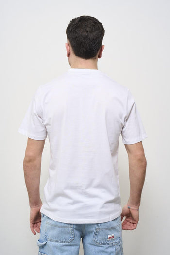 Men's white crew neck t-shirt - 3