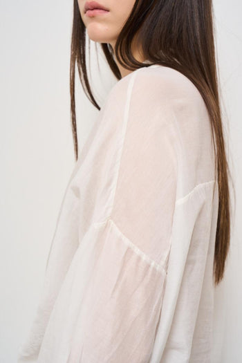Camicia donna leggera bianca - 6