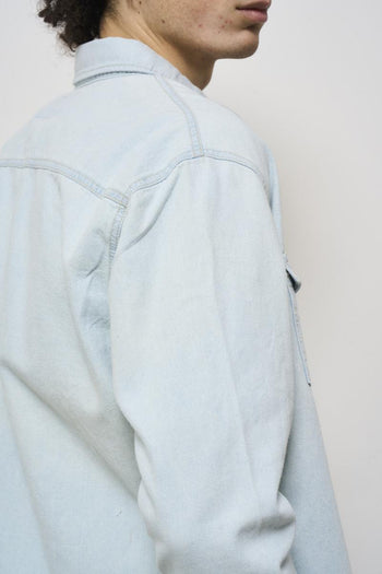 Camicia uomo in denim chiaro - 6