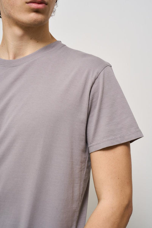 T-shirt uomo girocollo grigia - 2