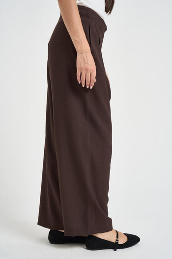 Pantalone donna con pinces moro - 5