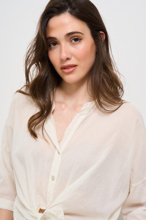 Camicia donna panna - 2