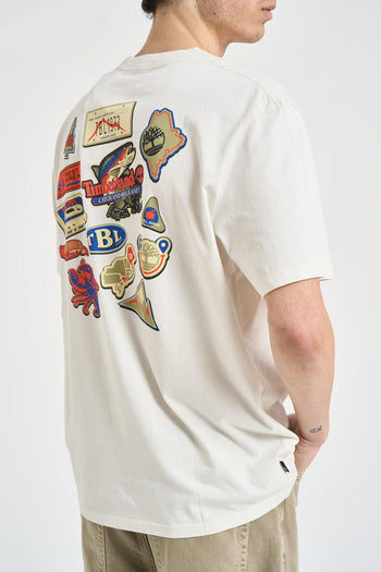 T-shirt uomo con stampa bianca - 4
