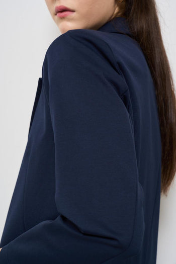 Giacca donna doppiopetto blu - 5