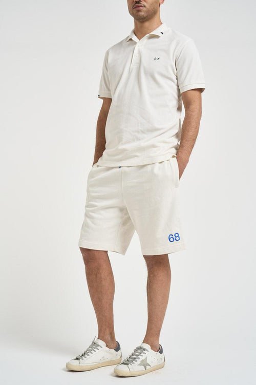 Polo uomo manica corta panna