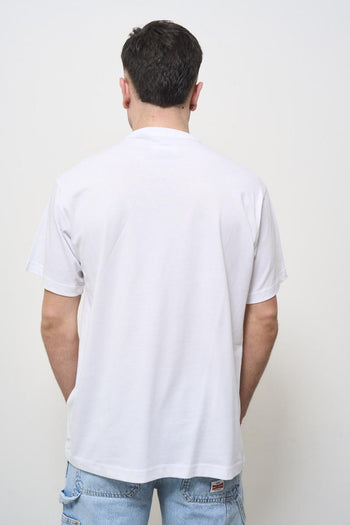 Men's white crew neck t-shirt - 4