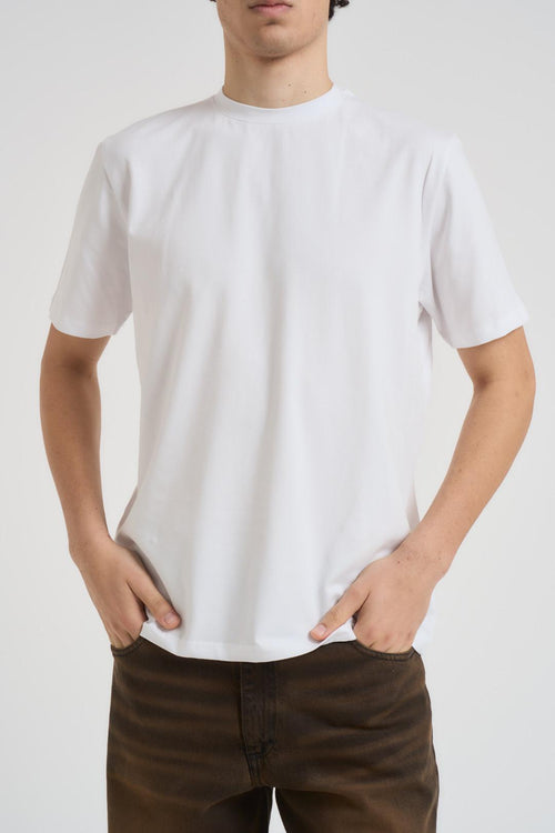 T-shirt uomo girocollo bianca