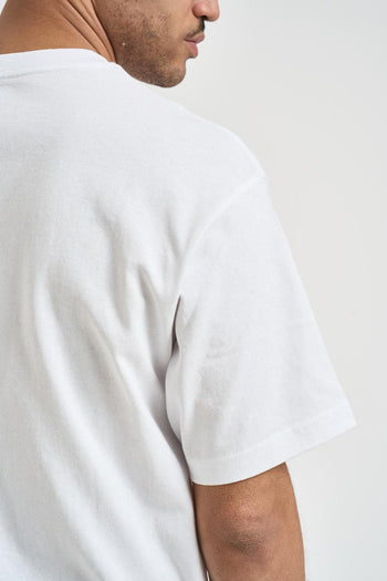 T-shirt uomo girocollo bianca - 4