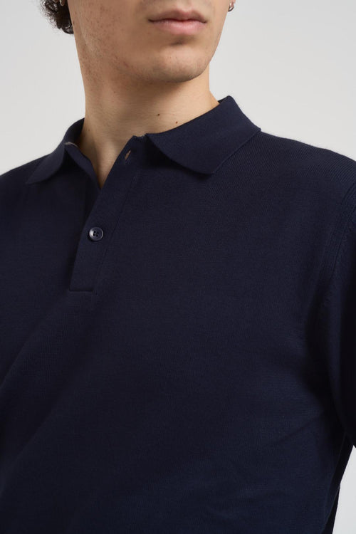 Polo uomo blu. - 2