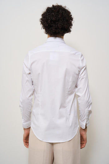 Camicia bianca uomo in cotone - 3
