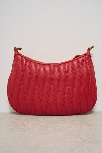 Borsa donna trapuntata rossa - 5